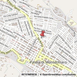 Mappa Via Roma, 4, 92020 Palma di Montechiaro, Agrigento (Sicilia)