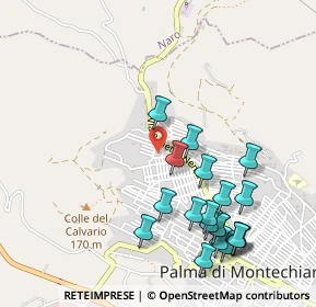Mappa Via Carnevale, 92020 Palma di Montechiaro AG, Italia (0.6355)