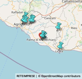 Mappa Via Amendola, 92020 Palma di Montechiaro AG, Italia (13.8725)