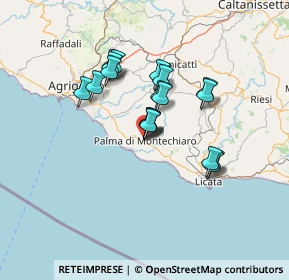 Mappa Via Amendola, 92020 Palma di Montechiaro AG, Italia (11.74)