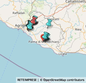 Mappa Via Andrea Doria, 92020 Palma di Montechiaro AG, Italia (11.6615)