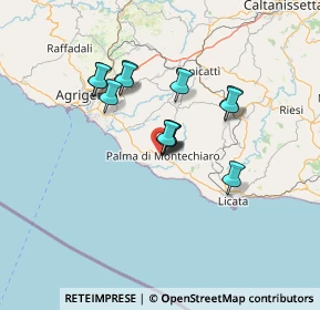Mappa Via Andrea Doria, 92020 Palma di Montechiaro AG, Italia (11.44385)