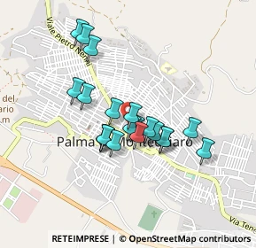 Mappa Via Ugo Foscolo, 92020 Palma di Montechiaro AG, Italia (0.3875)