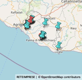 Mappa Via Marinella Bragaglia, 92020 Palma di Montechiaro AG, Italia (11.98)