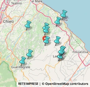 Mappa Via Villa Consalvi, 66014 Crecchio CH, Italia (6.86154)