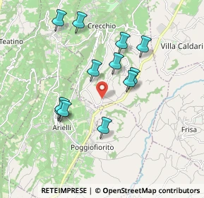 Mappa Via Villa Consalvi, 66014 Crecchio CH, Italia (1.80333)