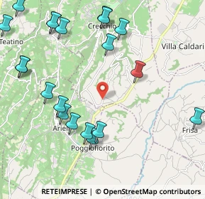 Mappa Via Villa Consalvi, 66014 Crecchio CH, Italia (2.7445)