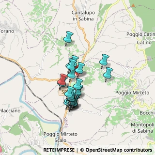 Mappa Via Taragnano, 02047 Poggio Mirteto RI, Italia (1.416)