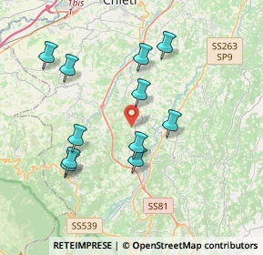 Mappa Contrada Cacciotoli, 66011 Bucchianico CH, Italia (3.85818)