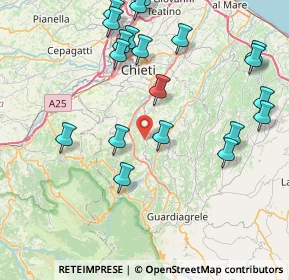Mappa Contrada Cacciotoli, 66011 Bucchianico CH, Italia (9.9185)