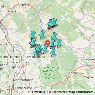 Mappa SS 4, 02030 Torricella in Sabina RI (10.346)