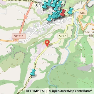 Mappa SP 77, 01033 Civita Castellana VT (1.621)
