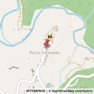 Mappa Largo Chiesa Nuova, 17, 02026 Rocca Sinibalda, Rieti (Lazio)