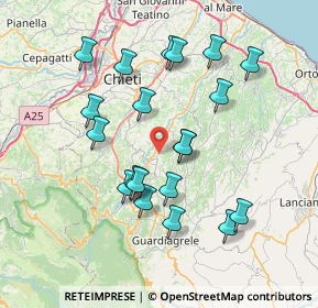 Mappa Via S. Nicola, 66010 Vacri CH, Italia (7.5345)
