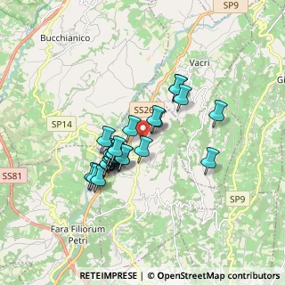 Mappa Via S. Nicola, 66010 Vacri CH, Italia (1.448)