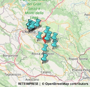 Mappa Via Santa Maria, 67020 Villa Sant'Angelo AQ, Italia (11.0745)