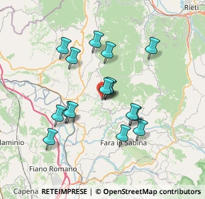 Mappa Via A. Bulgarelli, 02047 Poggio Mirteto RI, Italia (6.505)