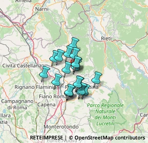 Mappa Via A. Bulgarelli, 02047 Poggio Mirteto RI, Italia (8.8685)