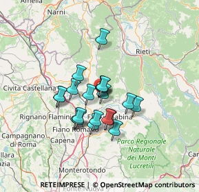 Mappa Via A. Bulgarelli, 02047 Poggio Mirteto RI, Italia (10.112)