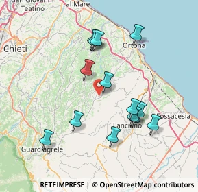 Mappa Via Villa Selciaroli, 66014 Crecchio CH, Italia (7.54429)