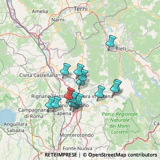 Mappa Snack Bar Alessio, 02044 Forano RI, Italia (12.584)