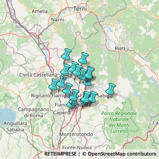 Mappa Snack Bar Alessio, 02044 Forano RI, Italia (9.5445)