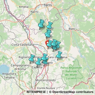 Mappa Snack Bar Alessio, 02044 Forano RI, Italia (10.56714)
