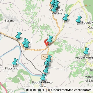 Mappa Snack Bar Alessio, 02044 Forano RI, Italia (2.9695)