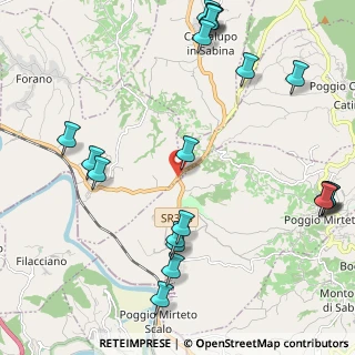 Mappa S.s. sabina 657 km 0.60, 02044 Forano RI, Italia (2.9595)
