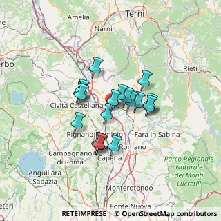 Mappa Località La Spatola, 00060 Sant'oreste RM, Italia (10.254)