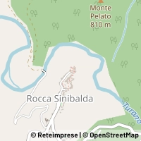 Mapa Rocca Sinibalda