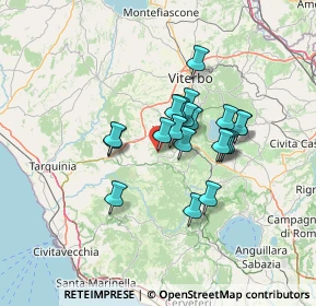 Mappa Piazza dei Papi, 01010 Blera VT, Italia (10.434)
