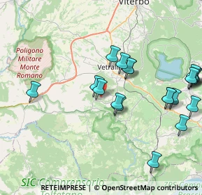 Mappa Unnamed Road, 01010 Villa San Giovanni in Tuscia VT, Italia (9.4525)