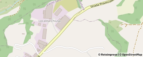 Mappa Castel Sant'Elia