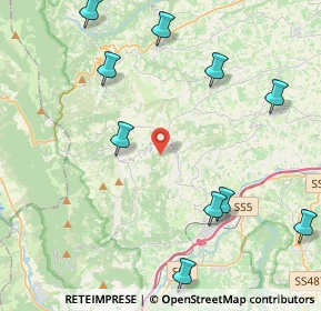 Mappa Via Vasca, 65020 Pietranico PE, Italia (5.9875)