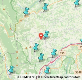 Mappa Via Vasca, 65020 Pietranico PE, Italia (6.12333)