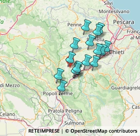 Mappa Via Vasca, 65020 Pietranico PE, Italia (10.7875)