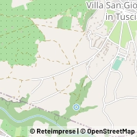 Map Villa San Giovanni in Tuscia