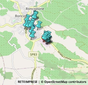 Mappa Zona Artigianale Loc, 01037 Ronciglione VT, Italia (0.575)