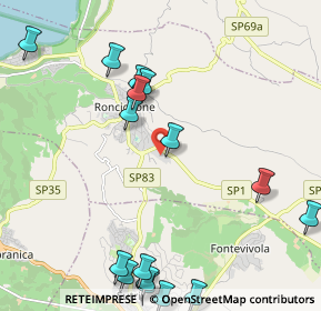 Mappa Zona Artigianale Loc, 01037 Ronciglione VT, Italia (2.83938)