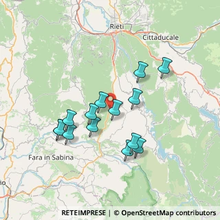 Mappa Via cecola, 02030 Torricella in Sabina RI, Italia (6.97214)