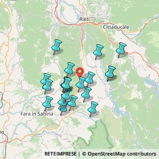 Mappa Via cecola, 02030 Torricella in Sabina RI, Italia (6.654)