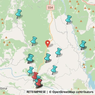 Mappa Via cecola, 02030 Torricella in Sabina RI, Italia (5.9315)