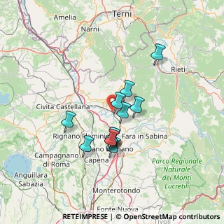 Mappa Via Sabina Sud, 02044 Forano RI, Italia (11.46333)