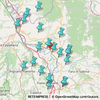 Mappa Via Sabina Sud, 02044 Forano RI, Italia (9.43)