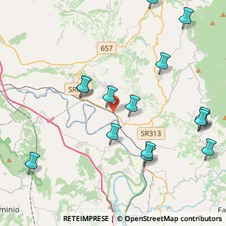 Mappa Via Sabina Sud, 02044 Forano RI, Italia (5.332)
