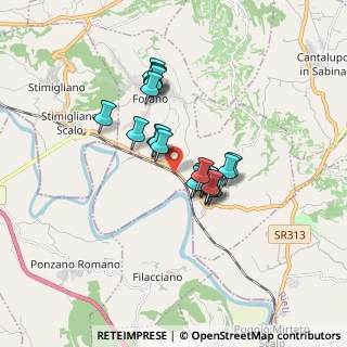 Mappa Via Sabina Sud, 02044 Forano RI, Italia (1.3165)
