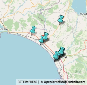 Mappa SS 312 Castrese, 01014 Montalto di Castro VT (13.40625)