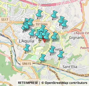 Mappa Via Avezzano, 67100 L'Aquila AQ, Italia (0.786)