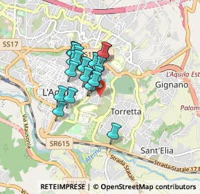 Mappa Via Avezzano, 67100 L'Aquila AQ, Italia (0.6445)